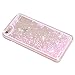 iPhone 6/6s Plus Case, Maxdara iPhone 6/6s Plus Hard Case Flowing Liquid Floating Luxury Bling Glitter Sparkle Case Cover Fashion Creative Design iPhone 6/6s Plus 5.5 inch Case (Pink)