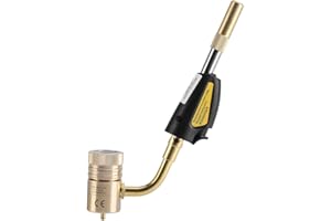 ZERODIS Turbo Torch Tips, Gas Self Ignition Turbo Torch Regulator Brazing Soldering Welding Plumbing Gun Tool Home Accessory