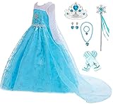 Ice Queen Glitter Princess Dress (Size 3-4)