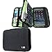 BUBM Double Layer Electronic Accessories Organizer, Travel Gadget Bag for Cables, USB Flash Drive, Plug and More, Perfect Size Fits for iPad Mini (Medium, Black)