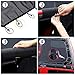 Voodonala Black Durable Sunshade Mesh Top Cover Provides UV Sun Protection for 2007-2017 Jeep Wrangler JKU 4 Door America US Flag
