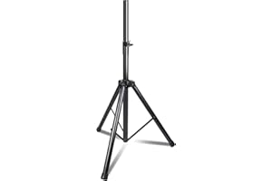 GZGDLJQ Stage Speaker Stand Tripod, Adjustable Height from 35 to 60 Inch Universal Heavy Duty 35 MM Compatible Insert