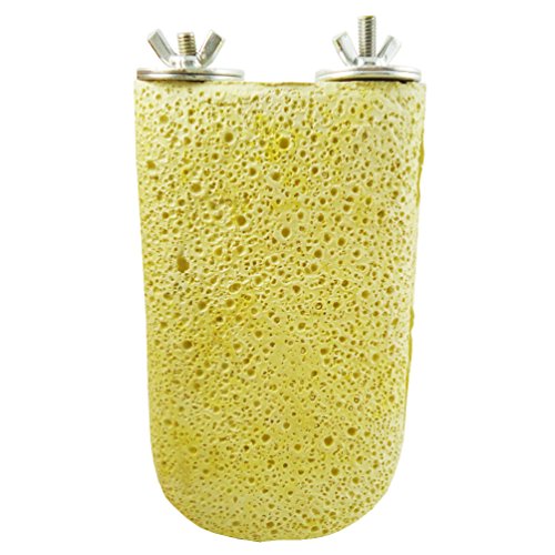 Soul Friend-us Bird Nice Grinnding Stones Large Lava Ledge for Small Animals Bird Perch Chew Treats Random Color