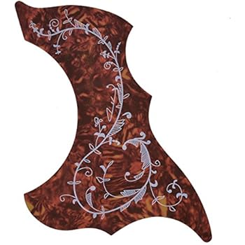 Kmise Hummingbird Acoustic Guitar Pickguard Adhesive Scratch Plate Pick Guard