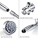 CLOFY Shower Head, 30-Setting High Pressure Handheld Shower Head With Hose And Holder, Handheld-Shower Combo Chrome Shower Faucet