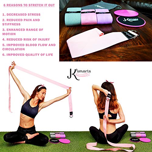 Booty-Fabric-Resistance-Loop-Bands-For-Legs-Glutes-Hips-Butt-Thighs-Circle-Workout-With-AB-Strength-Floor-Exercising-Core-Sliders-Gliding-Fitness-Discs-Beachbody-Equipment-Stretching-Yoga-Strap