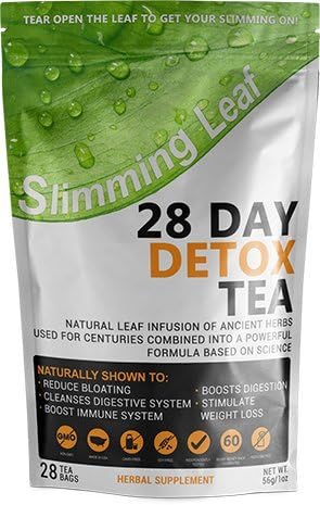 28 Day Detox Tea - Anti Inflammation - Immune System Support - Evening Feel Good Detox Tea- Boosted Mood - Lower Fatigue - 90 Money Bag Guarantee (Night Tea)