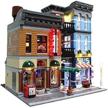 Brick Loot Lighting Kit for Your Lego Detective's Office Set 10246 (Lego Detective Set not Included)