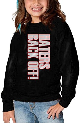 Boys&girls Haters Back Off Round Neck Pullover Sweatshirt 2-6 Toddler