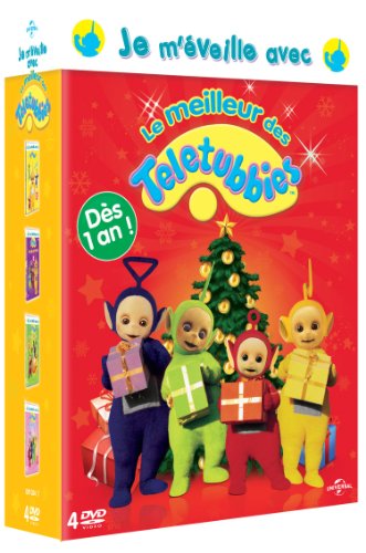 Je M'éveille Avec Teletubbies - Coffret - Qui Est Là ? + Chante Et Danse ! + Jouons Ensemble ! + Les Petits Gourmands - Pack