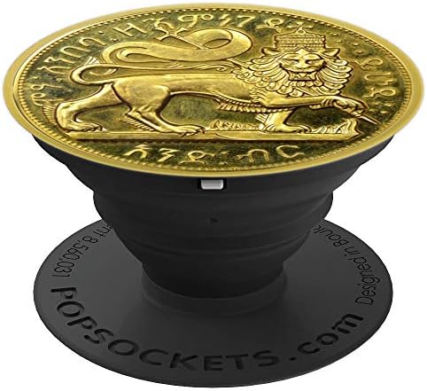 Lion of Judah - Empire of Ethiopia - Royalty PopSockets - PopSockets Grip and Stand for Phones and Tablets