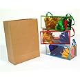 WSNMING Large Size Super Deluxe Paper Bag Appearing Flower Empty from Box Magic Tricks Dream Bag illusion