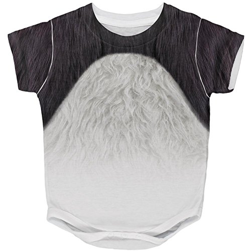 Halloween Panda Bear Costume All Over Baby One Piece