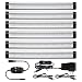 Albrillo Under Cabinet Lighting Kit, Dimmable Under Counter LED Light Strips for Kitchen Closet Shelf Cupboard, Warm White 3000K, Plug-in, 6 Pack primary