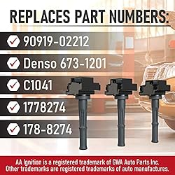 Ignition Coil Pack Set of 3 - Compatible with