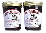Mrs Millers Blackberry Jam (Amish Made) ~ 2 / 8 Oz. Jars