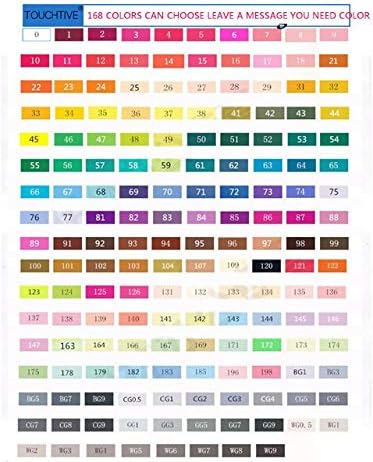 RONICAZ - 1PCS Touchfive Marker Set 168 Colors Can Choose Dual Head Sketch Markers Brush Pen For Draw Manga Animation Design Art Supplies