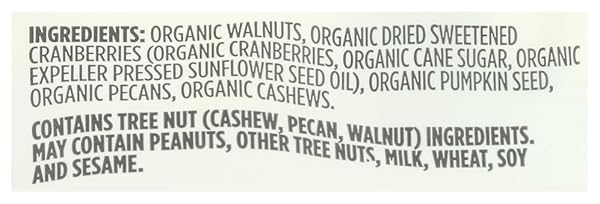 365 BY WHOLE FOODS MARKET, ORGANIC OMEGA-3 TRAIL MIX, 12 OUNCE