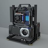 PC Creative Assembly Frame Test Bench，Open Air Frame Case, DIY Computer Motherboard Case Rack, ITX ATX MATX/EATX Open Aluminum Frame Chassis (M-ATX)