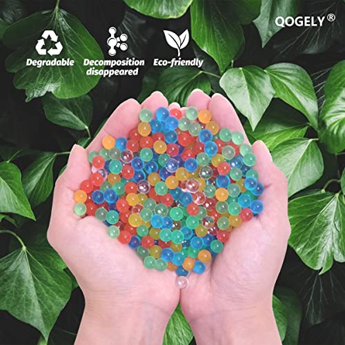QOGELY Gel Splatter Ball Blaster Refill Ammo 78 mm, 90000 Pieces, Non
