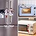 OurWarm Aytai 4pcs Christmas Fridge Handle Covers Snowman Refrigerator Door Handle Cover Kitchen Appliance for Christmas Decorations