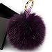 FURTALK Fur Pom Pom Keychain Bag Charm Fur Handbag Charms Original