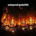 JOYLAMP Halloween String Lights,30LEDs Halloween Lights,13ft Battery Powered 3D Pumpkin Lights Halloween Decoration Lights with 8 Modes IP65 Waterproof (Warm White)