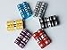 QQ Studio Polished Sturdy Aluminum Alloy Foot Pegs for BMX Bikes Bicycles