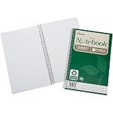 SKILCRAFT 7530-01-600-2017 100 Percent Recycled PCW Single-Subject Spiral Notebook, 6 x 9-1/2 Inch, 80 Sheets (Pack of 3)