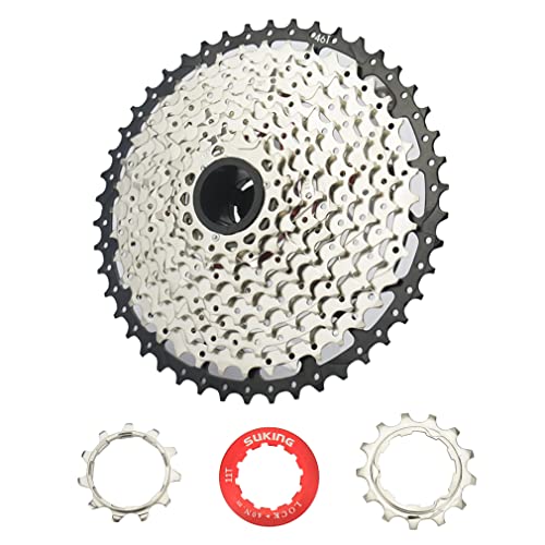 CYSKY 11 Speed Cassette 11-46T Bike Cassette Sprocket Compatible with Shimano/Sram/Sunrace HG System Fit for Mountain Bike, Road Bicycle, MTB