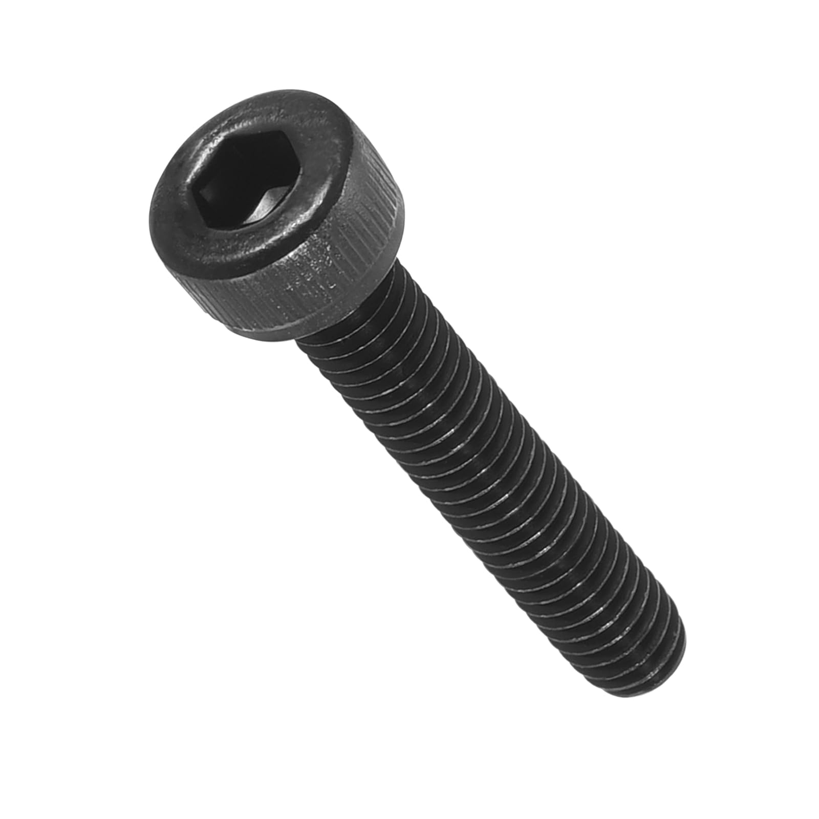 METALLIXITY Socket Head Cap Screws(M4-0.7x25mm)50Pcs, Carbon Steel Allen Socket Drive DIN912/ISO4762 Metric Oxide - Machine Grade 12.9 Internal Hex Screw UNC Coarse, Black