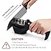 Fubosi Knife Sharpener-Kitchen Knife Sharpener 3 Stage Diamond Knife Edge Grip Sharpening Tool Sharpens Dull Knives Quickly for Ceramic, Straight and Serrated Chef Knives (Knife sharpener)