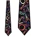 Jazz Instruments Tie Mens Music Neckties by Three Rooker