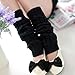 Socks,toraway Women Leg Warmers Knitted Crochet Long Socks (Black)
