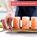 Himalayan Salt Shot Glasses 4 Pack With Acacia Wood Serving Board from Root7. Ethically Sourced Natural Himalayan Salt Shot Glasses in a Beautiful Display Box | Pink Salt Shot Glasses for Tequila