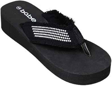 Foam platform flip flops Clearance