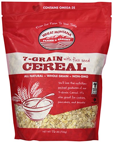 Wheat Montana Cereal, 7 Grain with Flax, 1.6 Pound (Pack of 8)