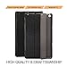 CTsing Case for Amazon Fire HD 8 (2016 Release, 6th Generation)-Trifold stand, Auto Wake/Sleep CoverSlim Fit Premium Vegan Leather Standing Cover Auto Wake/Sleep for Fire HD 8 Table,Black