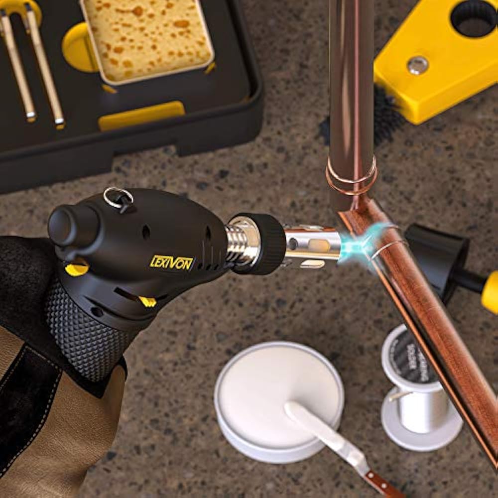 Butane Torch MultiFunction Kit Premium SelfIgniting Soldering Station