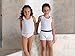 Brix Boys Undershirt Tank Top - Tagless 100% Cotton Super Soft 4 Pack Tanks. (White/Navy/Heather Grey/Chambray, 5/6 Years)