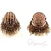 Vigour Beauty Wigs for Black Women Afro Kinky Wig Short Curly Wigs Blonde and Brown Ombre Wig Heat Resistant Fiber 14'' with Wig Cap