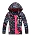 Hiheart Boys Girls Outdoor Quick Dry Lightweight Jacket with Hood