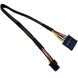 COMeap HDD SATA Power Cable Replacement SATA 15 Pin to Mini 6 Pin ATX Adapter for Dell Inspiron 3653 3650 Series Compatible P