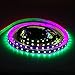 Aclorol WS2811 Addressable LED Strip 5050 RGB 5m 300LEDs Flexible Rope Light Dream Color Non-Waterproof Black PCBDC 12V