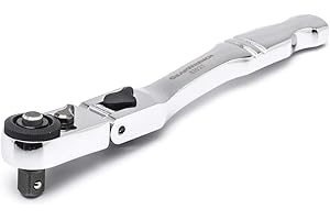 GEARWRENCH 1/4" Drive 72 Tooth Quick Release Locking Flex Slim Head Ratchet, 6" - 81025