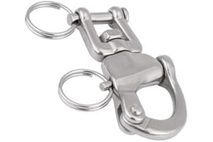 JY-MARINE Jingyi Jaw Swivel Eye Shackle Stainless Steel 2-3/4