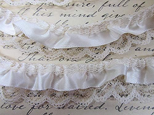 Elegant lace and ribbon adorned bridal gown for a dance, priced at $22.71.