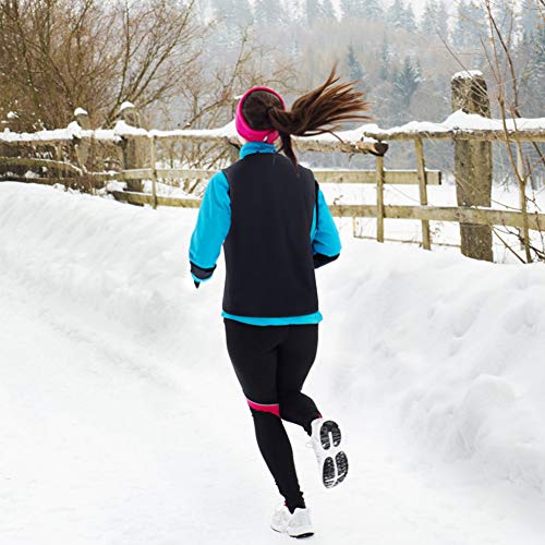 Chaleco Calefactable Lavable, Chaleco Calefactor de Invierno con Línea de Alimentación USB para Hombre y Mujer, Chaleco Térmico Eléctrico para Caza Cámping Excursionismo Esquí, Negro