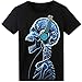 Sound Activated LED T-Shirt, Glow in The Dark Light Up Shirt for Men, Neon Shirt for Rave, Glow Party, Concert, Halloween