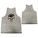 GZXISI Mens Skull Print Stringer Bodybuilding Gym Tank Tops Workout Fitness Vest 3 Pack (3 Pack:Black,Gray,White, Large)